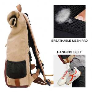 New Arrival Custom Color Woman Rolling DayPack Recycled <b>Roll</b> <b>Top</b> Travel <b>Backpack</b> <b>Waterproof</b> - Product Image 5