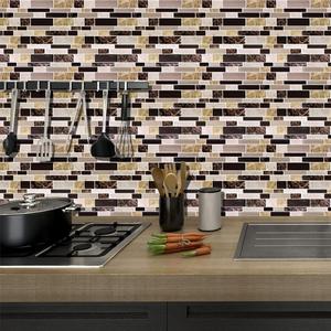 Faux piastrelle di ceramica idea di design decorazione della parete buccia e bastone in vinile per la cucina makeover & decorazione della casa - Product Image 5