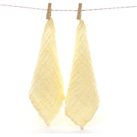 Lot de 40 lingettes carrées absorbantes en mousseline de coton bio pour nouveau-né, 400 fils, personnalisables, pour le visage de bébé