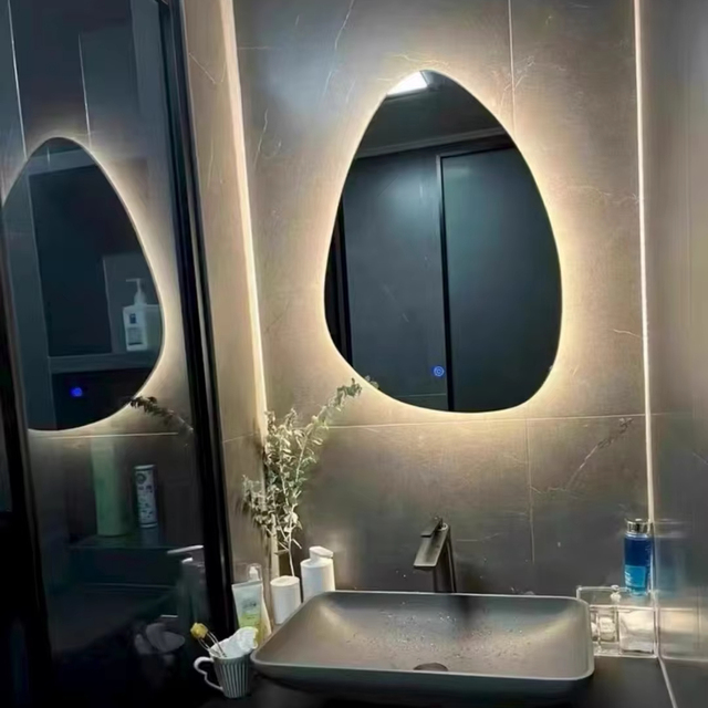 OEM ODM Modern LED Vanity Mirror Lights Anti-Fog Shatterproof Wall Mounted Smart Touch Sensor Bath Mirrors for Increased Living
