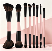 Harga Grosir 8-Piece Baked Shimmer Blush Pallets Setting Spray Loose Powder Sets Alat Makeup Bulu Lembut Lip Balm Concealer