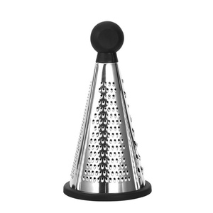 Multifunctional Soft Grip Cheese Grater Stainless Steel Grater 3 Sided Cheese Shredder & <b>Vegetable</b> <b>Chopper</b> - Product Image 1