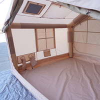 Tente gonflable de camping en plein air de luxe 7.5 ㎡ Tente d'air pop-up rapide pour 4 personnes et plus pour la randonnée