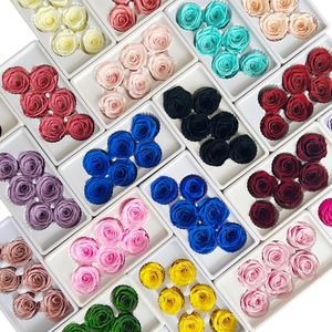 Vente en gros OEM de roses éternelles préservées de qualité B, 4 cm, fleurs éternelles, fleurs de beauté - Product Image 2