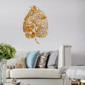 Modern Hollow Out Metal Leaf Shape <strong>Wall</strong> <strong>Hangings</strong> <strong>for</strong> <strong>Living</strong> <strong>Room</strong> Decor - Product Image 4