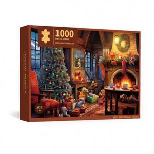 Puzzle Thème Noël Premium 1000 Pièces - Père Noël - Enfants, Adultes, Famille - Product Image 2