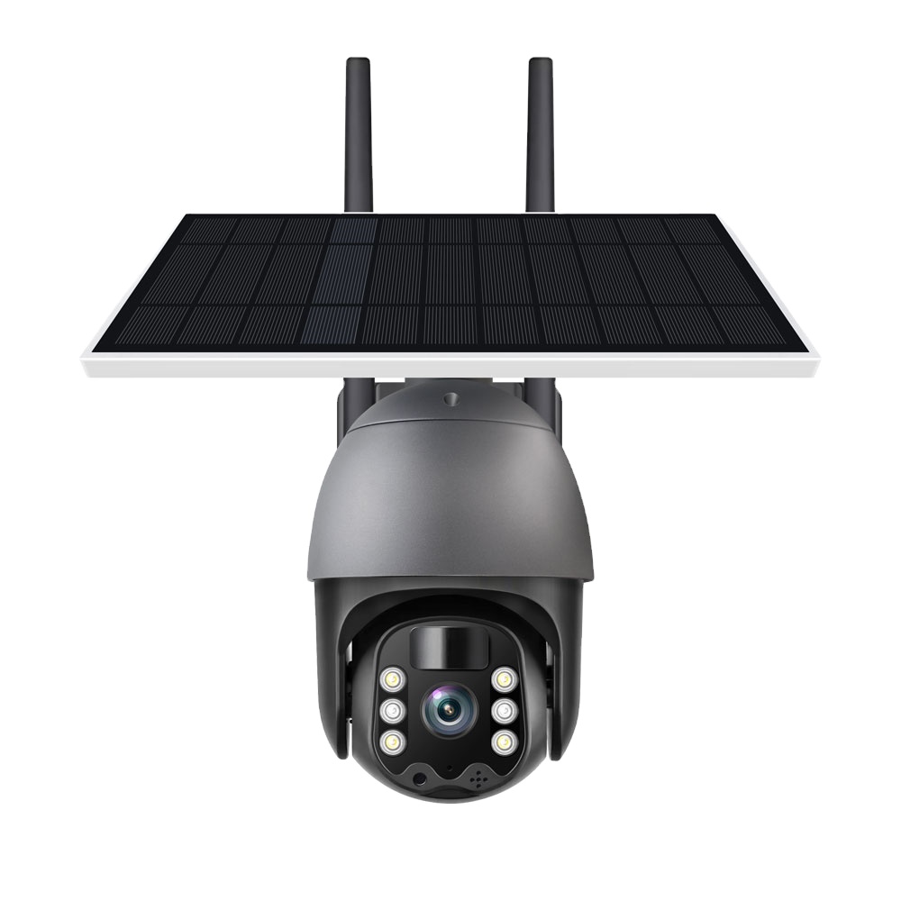 Telecamera Di Sicurezza Esterna CURISEE A Energia Solare - Wireless 2K, Batteria 4400mAh, Visione Notturna A Colori, PIR, IP65