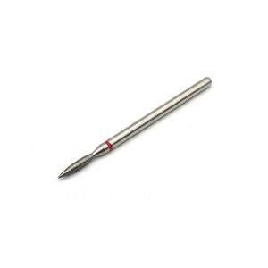 Flame Diamond Nail Drill Bit for Russian Manicure Pedicure Cuticle Cleaning Burr with Custom Logo Nail Salon Tool - Product Image 1