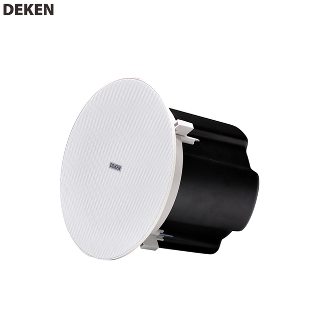 DEKEN FIT C6 Ultra-wide Range Speaker High Power Constant Voltage Ceiling Speaker for Public Places Background Music System