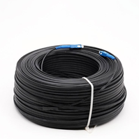Kabel Patch Cord Fiber Optik SC/LC UPC/APC FTTH G652D G657A Harga Pabrik 1 Core 2 4 Core FTTH Kabel Drop Outdoor