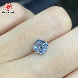 Redleaf Diamond Cushion Cut Fancy Light Blue Color IGI Certified 1.53CT HPHT Loose Lab Grown Diamond