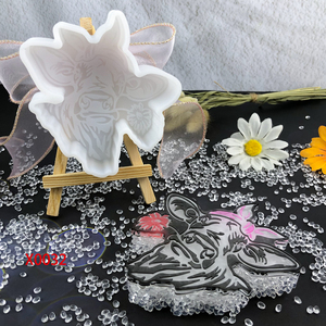 Moule en silicone pour résine fait main, style DIY, ornements décoratifs et outils pour gâteaux, pour la fabrication de résine, moule en plâtre - Product Image 4