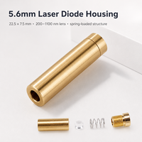 22.5*7.5mm 5.6mm boîtier de Diode Laser coque ressort avec métal 200nm-1100nm lentille de collimation bricolage pour Module LD Module Laser