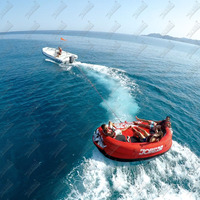 Zhenmei Crazy UFO PVC Aufblasbares Schleppboot & Sofa - 5-Personen-Zugboot für Wassersportaktivitäten