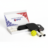 Boîte magnétique de luxe personnalisée avec logo, en carton rigide, pour raquette de pickleball, raquette de beach tennis