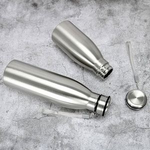 500ml 750ml 1000ml Large Capacity Stainless Steel Single Wall Cold Drinking Water Bottle Outdoor Sport Camping Cola Bottle - Product Image 6
