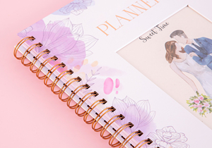Libreta Personalizada Diaria, Agenda, Diario <span class=keywords><strong>de</strong></span> Boda, <span class=keywords><strong>Cuaderno</strong></span>, Calendario, Encuadernación en Espiral, Cubierta <span class=keywords><strong>de</strong></span> Cuero, B5, 80 Hojas - Product Image 2