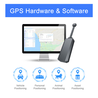Monthly Fee WanWayTrack Automotive GPS Tracker 3G/4G Connection Monthly Fee 12-Month Warranty Vehicle Tracking Software Platform