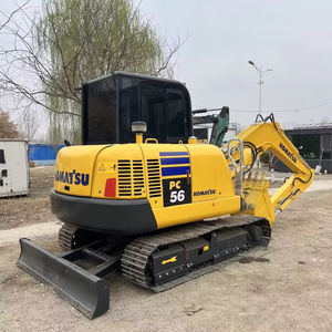 Mini-excavatrice d'occasion Komatsu PC56-7 5,6 tonnes à bas prix avec moteur d'origine EPA - Vente chaude - Product Image 1