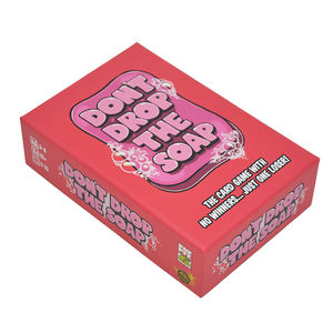 Cartes de jeu amusantes de fête à impression personnalisée pour adultes Jeu de cartes <span class=keywords><strong>multijoueur</strong></span> dégoûtant imprimé en rose en usine pour salle de bain - Product Image 1