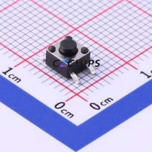 UK-B0206-G3.8-160-JZ Tactile Switch SMD-4P,4.5x4.5mm Switch Single Pole Single Throw Round Button 1.6N Vertical Mount - Product Image 1