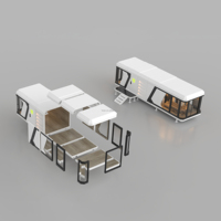 Maison préfabriquée à longue durée de vie, cabines Apple, maisons, conteneurs, maisons préfabriquées, capsules de camping