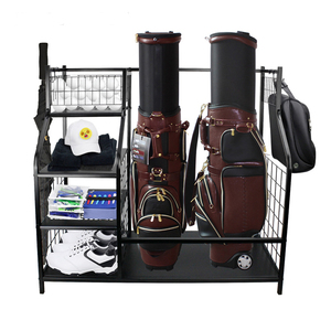 Golf Bag Storage Rack Organizer Standing Extra Golf Clubs Display Rack Golfing Equipment Accessories Storage Rack