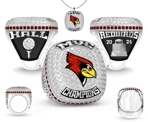 แหวนแชมป์เบสบอลเยาวชนแบบกำหนดเองปี 2026 ชุบทองฝังคริสตัลสำหรับวันครบรอบ - Product Image 2