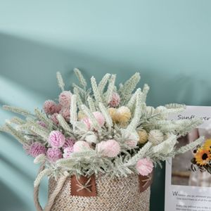 ดอกคาลลาฟลอรัล พอมปอม ดอกแดนดิไลออนประดิษฐ์ สีขาว ชมพู เหลือง สำหรับตกแต่งงานแต่งงาน งานฝีมือ 85505 - Product Image 1