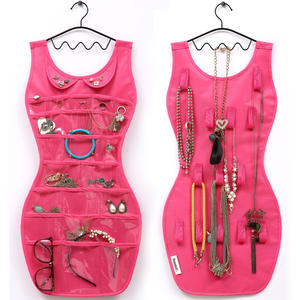 ชุดที่แขวนผ้าซาติน2ด้านของฉันที่จัดเก็บตู้เสื้อผ้าเครื่องประดับผมกระเป๋าเครื่องสำอางห่วงความงามการดูแลส่วนบุคคล - Product Image 3