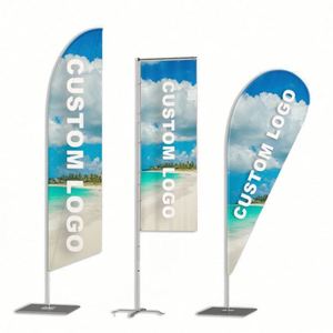 Promotional Hot Sales Wholesale Flying Banner Advertising Wind Outdoor Custom Feather Beach <b>Flags</b> for Activity Events - Product Image 4