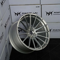 Jantes en alliage d'aluminium forgé monobloc légères de 18 pouces et plus, à rayons multiples, pour berlines, coupes et SUV performants
