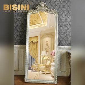 <span class=keywords><strong>Espejo</strong></span> de Cuerpo Entero Europeo de Forma Irregular para Vestidor, Decoración de Pared o Suelo para Villa - Product Image 1