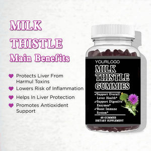 Complément Alimentaire Naturel à Base <span class=keywords><strong>de</strong></span> Plantes pour la Détoxification, la Réparation et le Soutien du Foie : Chardon-Marie et Racine <span class=keywords><strong>de</strong></span> Pissenlit sous Forme <span class=keywords><strong>de</strong></span> Bonbons Gélifiés - Product Image 6