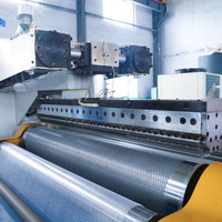 Machine de fabrication de film à bulles d'air, feuille de nylon à bulles d'air à deux couches de 1600mm