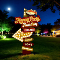 Letrero Comercial LED 3D Personalizable para Exteriores, para Empresas y Eventos, Resistente al Agua IP65, Diseño Personalizado