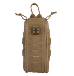 Pochette de premiers secours miniature personnalisable DFA09, ouverture facile, fixation Molle, matériau supérieur en cuir de vachette suédé pour uniformes de cosplay en plein air - Product Image 6