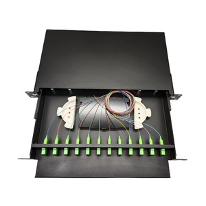 Boîtier terminal FTTH à <span class=keywords><strong>fibre</strong></span> optique personnalisé Odf 12 ports, boîte de raccordement optique à <span class=keywords><strong>fibre</strong></span> métallique coulissante 24 ports SC LC FC <span class=keywords><strong>ST</strong></span> 1u - Product Image 6