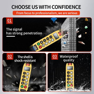 ML-S80 + Công nghiệp-kênh không dây điều khiển từ xa chuyển đổi không thấm nước RF Led Receiver cho cần cẩu nhiệt độ 12V nhựa - Product Image 3