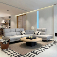 Neues Luxus-Ecksofa High-End-Designer-Sofas im römischen Stil