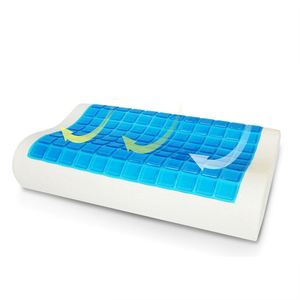 Có thể điều chỉnh tre làm mát Gel Bộ nhớ bọt chỉnh hình đường viền cổ tử cung ngủ giường gối trên bán Hot - Product Image 6