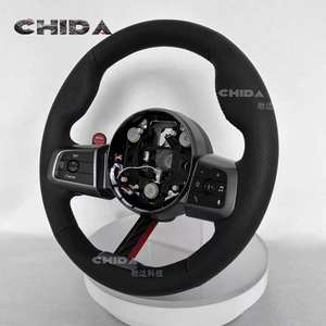 Volante de Cuero Personalizado de Alta Calidad Compatible con BMW <span class=keywords><strong>Mini</strong></span> R50 R55 R56 R57 F54 F55 F56 F57 F60 JCW <span class=keywords><strong>Cooper</strong></span> <span class=keywords><strong>S</strong></span> 2013-2019 - Product Image 3