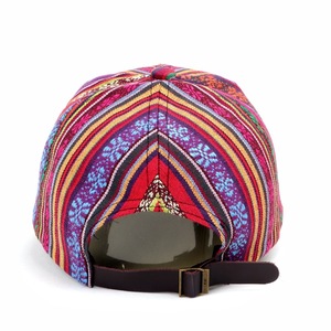 Casquette de baseball vintage tissée unisexe à 6 panneaux pour sports de plein air, voyage d'été, plage, style bohème, tribal, aztèque, géométrique - Product Image 6