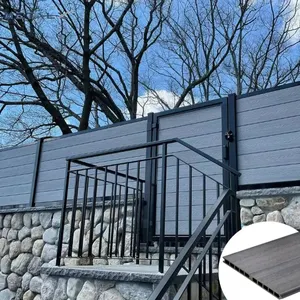 高品质户外复合装饰板抗裂WPC花园围栏