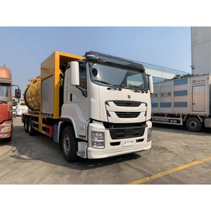 ISUZU GIGA 6X4 <b>10</b> Wheels Sewage Suction Truck Fecal Cargo Truck High Pressure Suction-type Sewer Cleaning Truck for Sale - Product Image 1