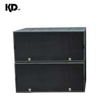 Subwoofer passif double 18 pouces SB-218 pour scène professionnelle, idéal pour les spectacles en direct en extérieur