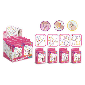 Set de Bloques de Construcción para Niños, 4 Tipos de Caja de Exhibición de Adornos, Bloques de Micropartículas, Juguete de Plástico para Hacer Joyas para Niñas - Product Image 1