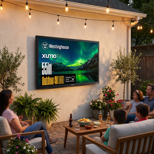 IP65 Outdoor TV 4K UHD High Brightness Anti-Glare Screen Weatherproof Animation Video Wall for Terrace Backyard Resort Hotel SV- - Product Image 1