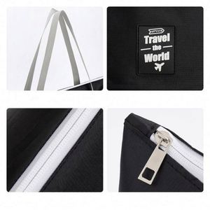 Bolsa de Viaje Plegable de Doble Capa, Ligera, de Oxford, para Guardar Ropa, con Logotipo Personalizado, Venta al Por Mayor - Product Image 5