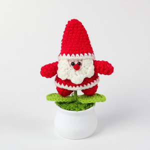 Crochet Pot Fleurs Arbre <span class=keywords><strong>De</strong></span> Noël Crochet À La Main Décoration Pot Crochet Arbre <span class=keywords><strong>De</strong></span> Noël - Product Image 6